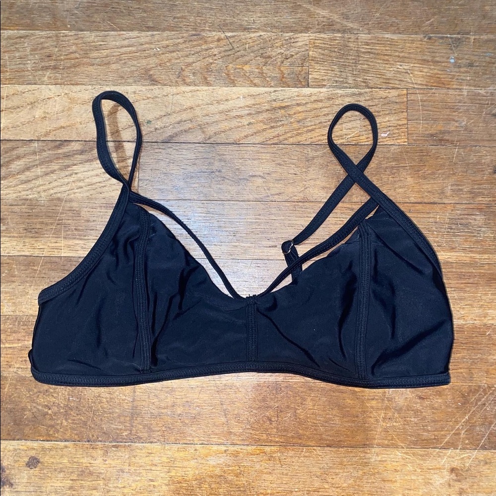 Black bikini top